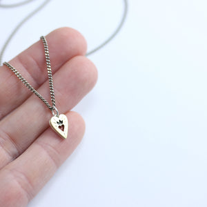CROWNED HEART PENDANT