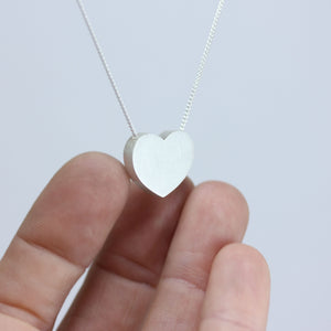 HOLLOW CONSTRUCTED HEART PENDANT