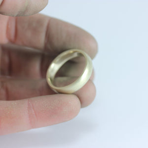 YOUR OWN RECYCLED GOLD MEN'S WEDDING BAND